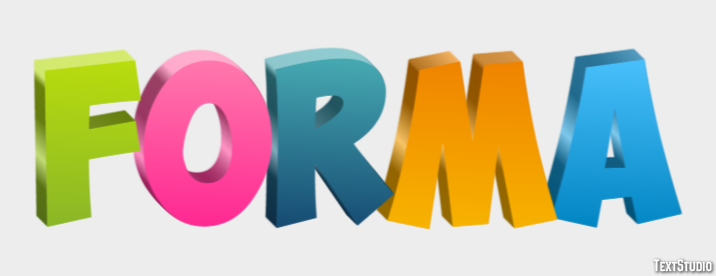 Forma Efeito de texto