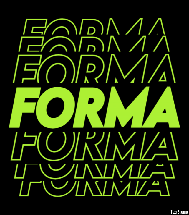 Forma Efeito do texto