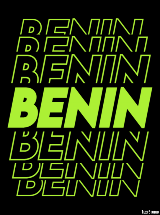 Benin Text Effect