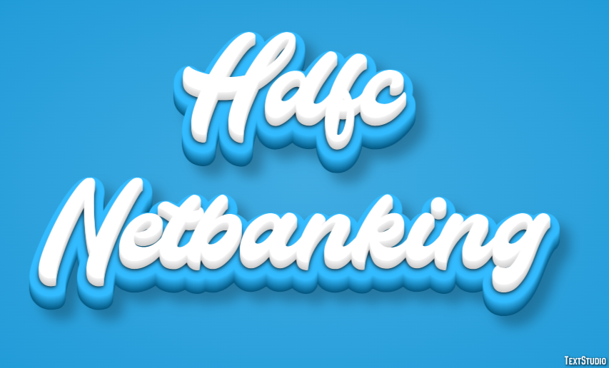 Hdfc Netbanking Effetto testo