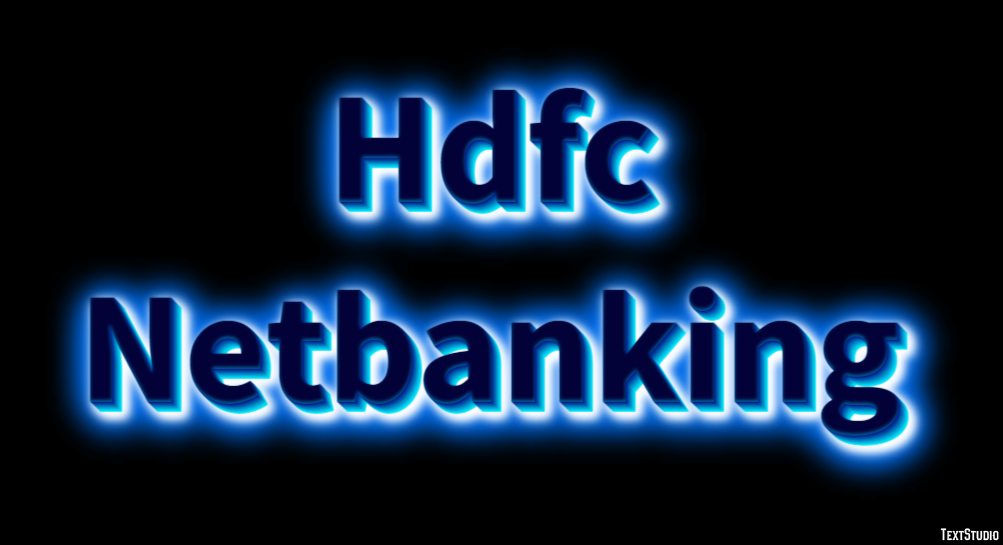 Hdfc Netbanking Efeito de texto