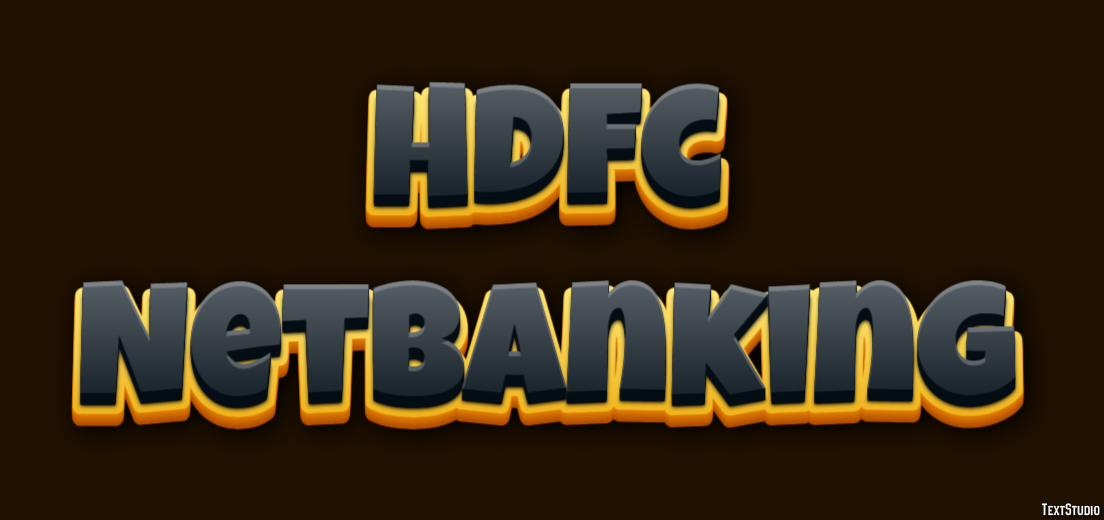 Hdfc Netbanking Effetto testo