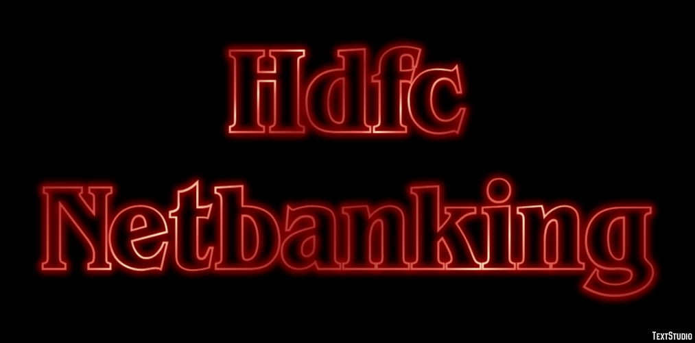 Hdfc Netbanking Effetto testo