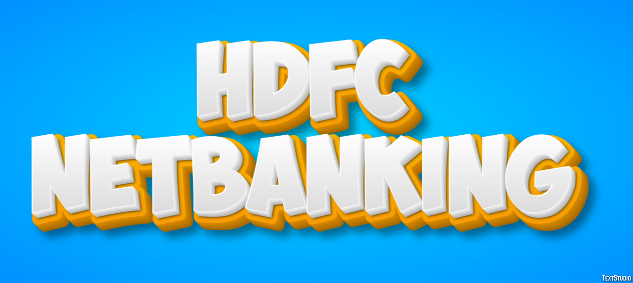 Hdfc Netbanking Эффект текста