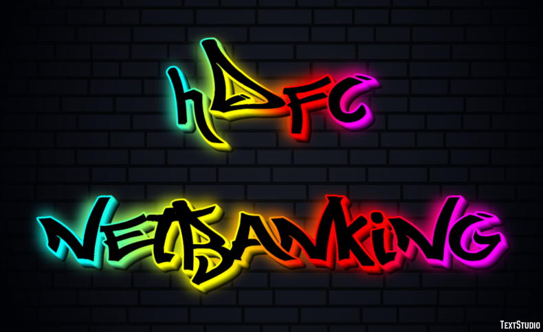 Hdfc Netbanking Effetto testo