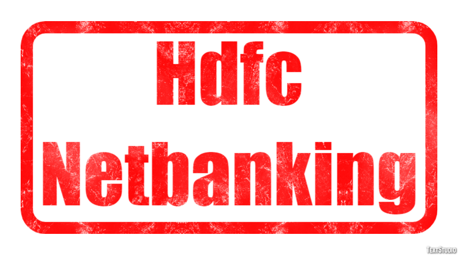 Hdfc Netbanking Effetto testo