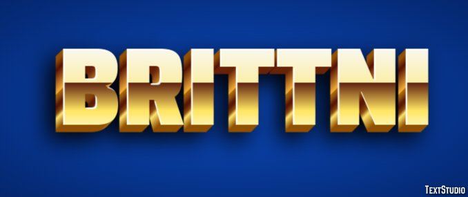 Brittni Text Effect