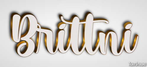 Brittni Text Effect