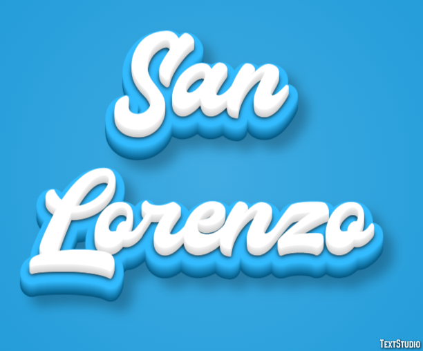 San Lorenzo Efekt tekstowy