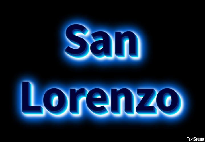 San Lorenzo Efekt tekstowy