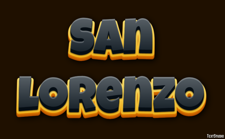 San Lorenzo Efekt tekstowy