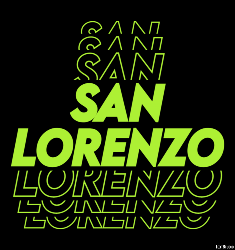San Lorenzo Effet de Texte