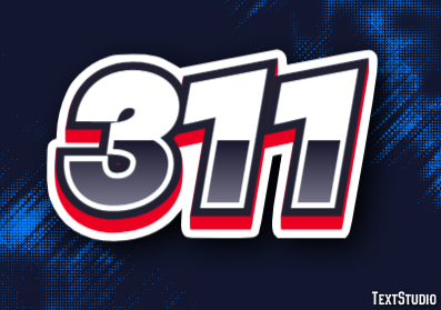 311 Эффект текста