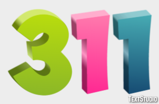 311 Effetto testo