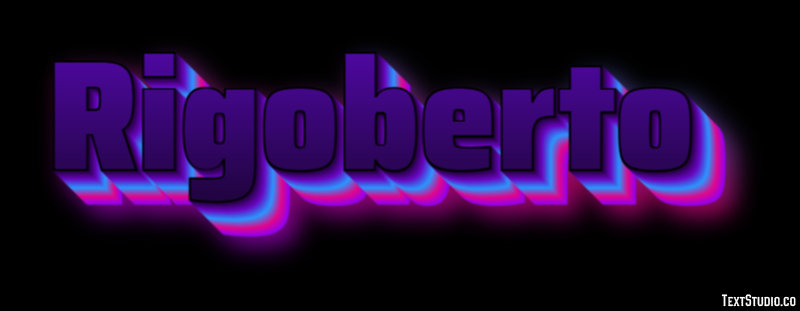 Rigoberto Efecto de texto