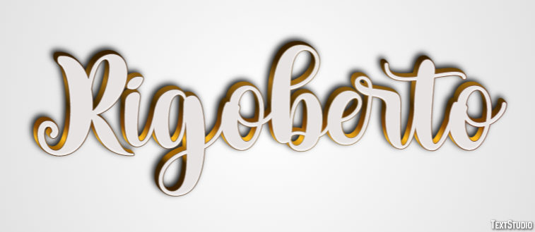 Rigoberto Efecto de texto