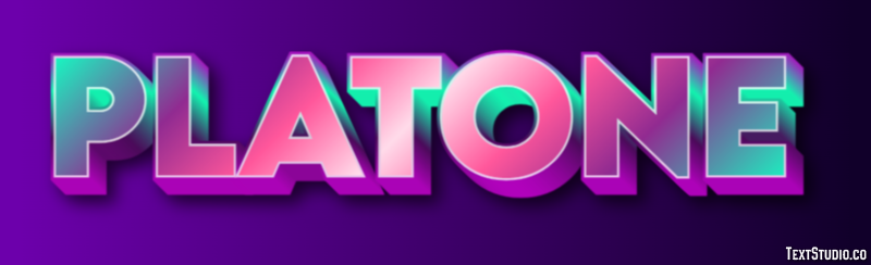 Platone Efekt tekstowy