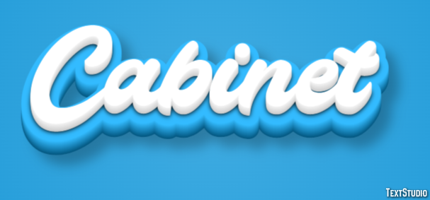 Cabinet Text Effect