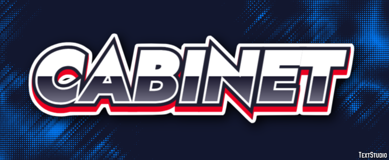 Cabinet Text Effect