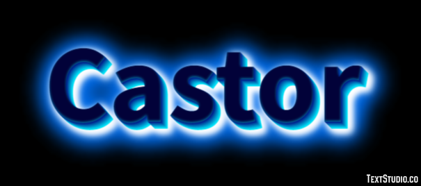 Castor Effetto testo