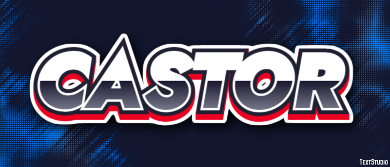 Castor Text Effect