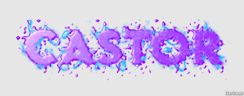 Castor Text Effect