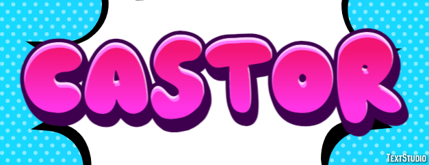 Castor Efecto de texto