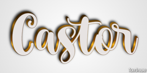 Castor Text Effect