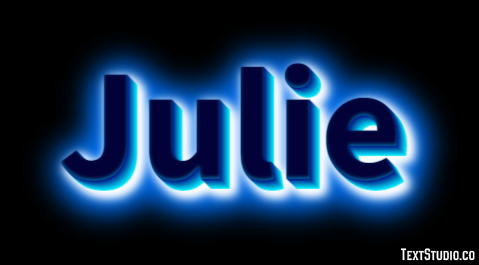 Julie Efeito de texto