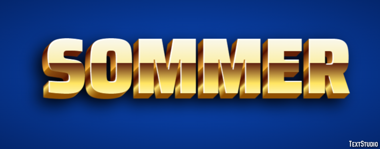 Sommer Text effect
