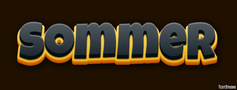Sommer Text effect