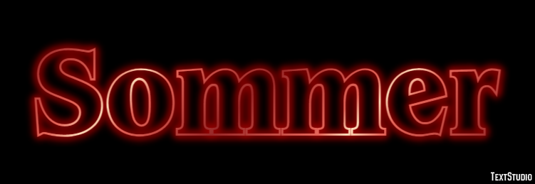 Sommer テキスト効果