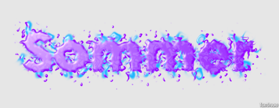 Sommer Text effect