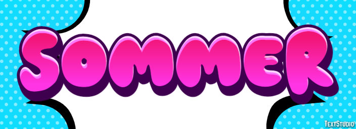 Sommer Text effect
