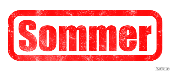 Sommer Text effect