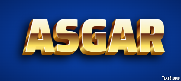 Asgar Text effect