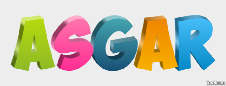 Asgar Text Effect