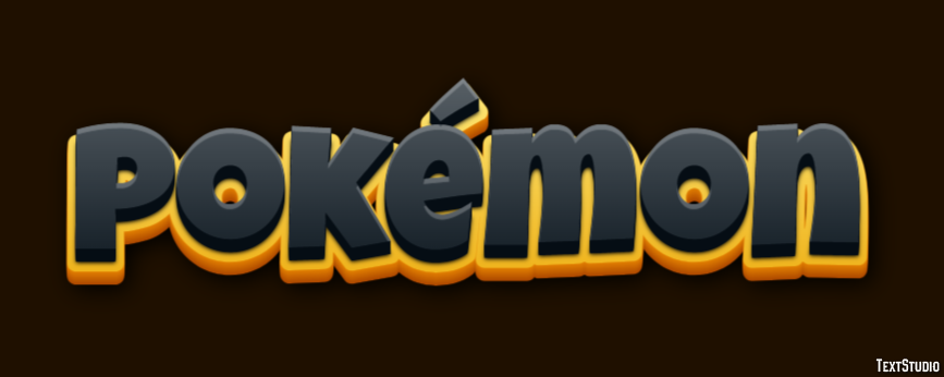 Pokémon Effet de Texte