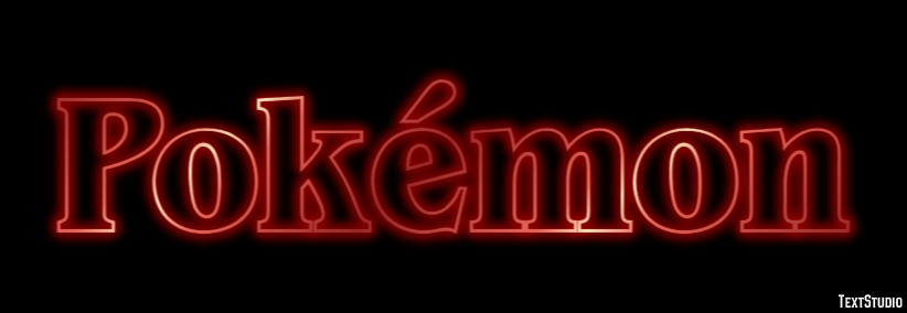 Pokémon Effet de Texte