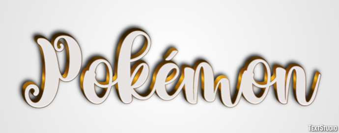 Pokémon Effet de Texte