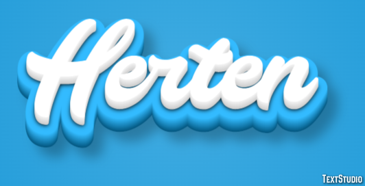 Herten Effetto testo