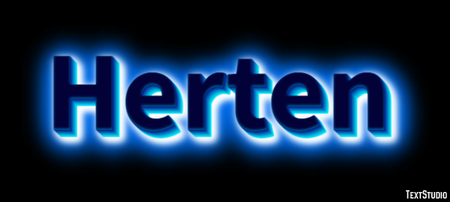 Herten Tekst Effect