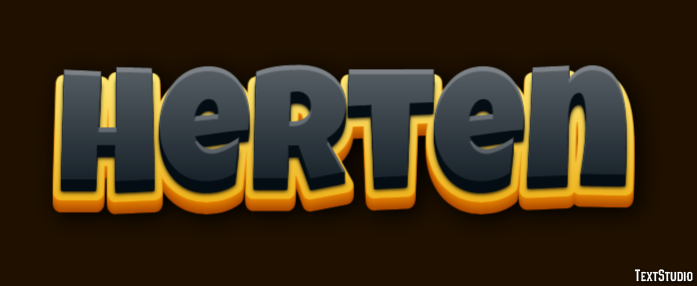 Herten Tekst Effect