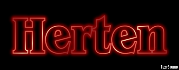 Herten Effetto testo