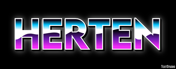 Herten Tekst Effect