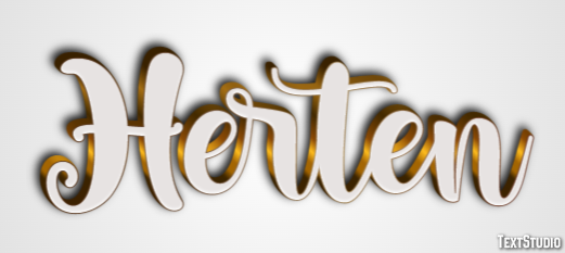 Herten Effetto testo