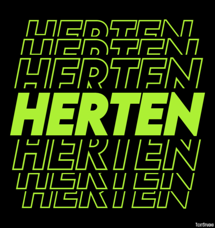 Herten Effetto testo