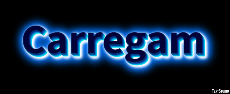 Carregam Efeito de texto