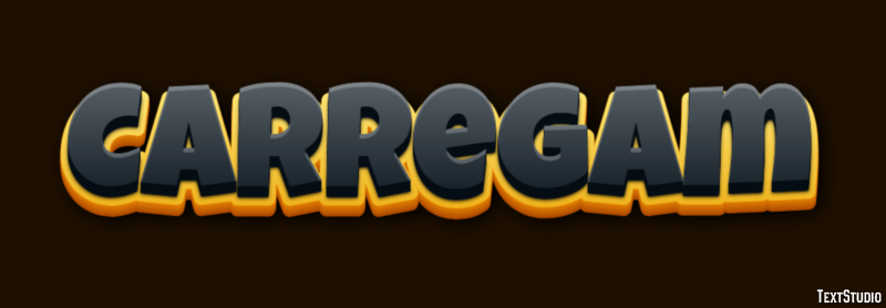 Carregam Tekst Effect