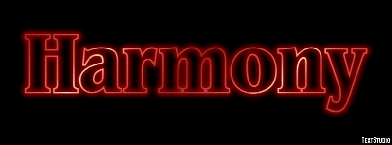 Harmony Efekt tekstowy